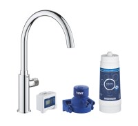 GRIFO COCINA CON FILTRO PURE BLUE GROHE